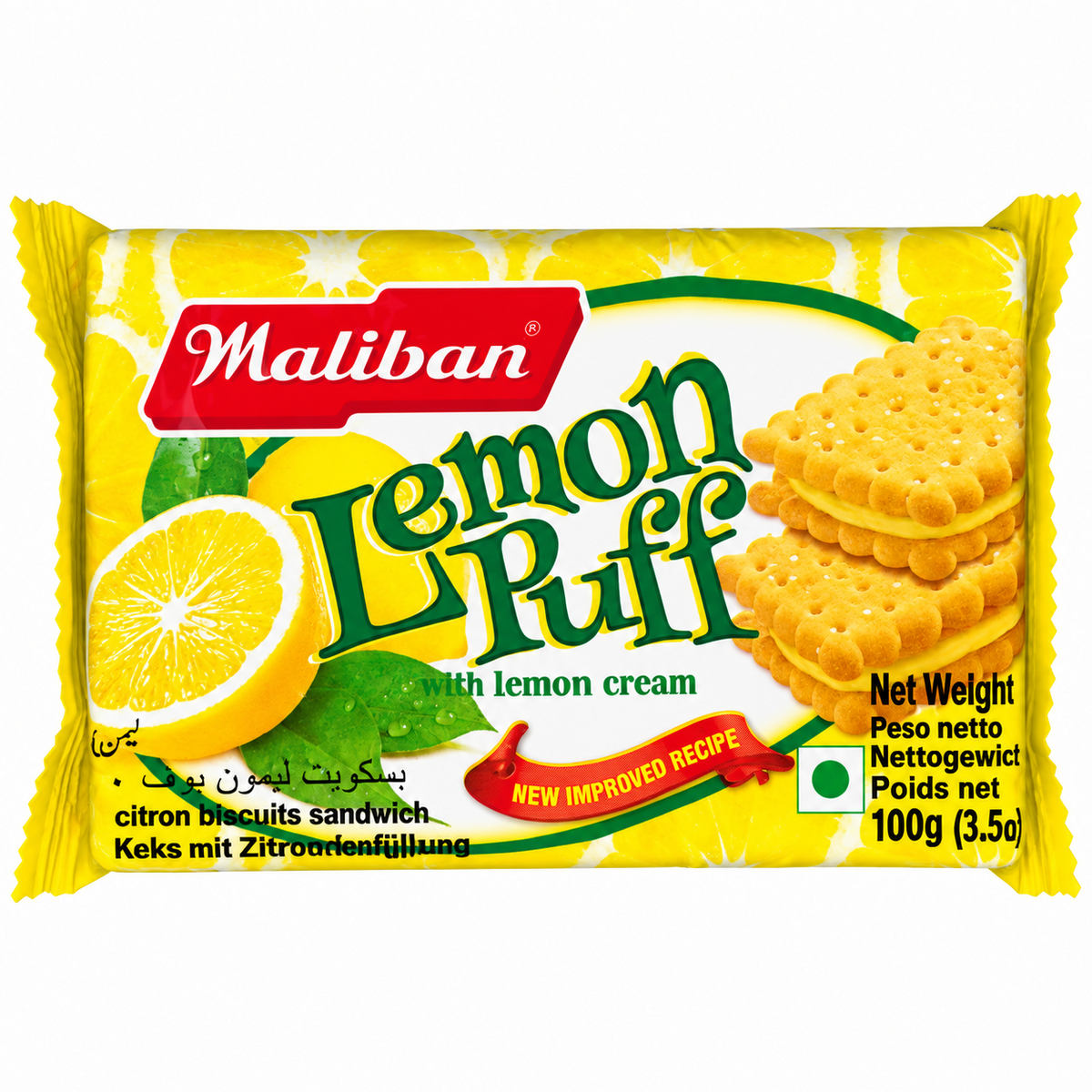 MALIBAN-LEMON PUFF 100GM