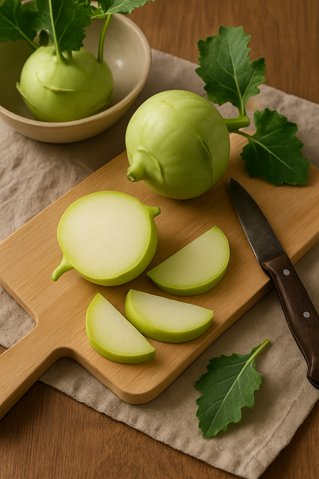 Knol Khol (Kohlrabi // Ganth Gobhi)