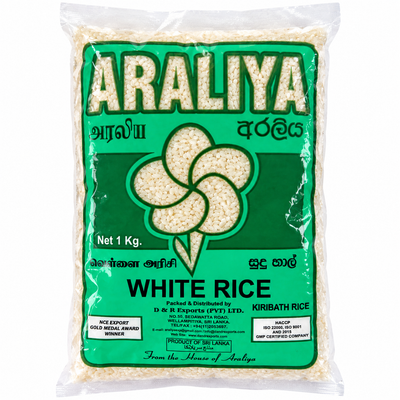 ARALIYA-WHITE RAW RICE 1KG