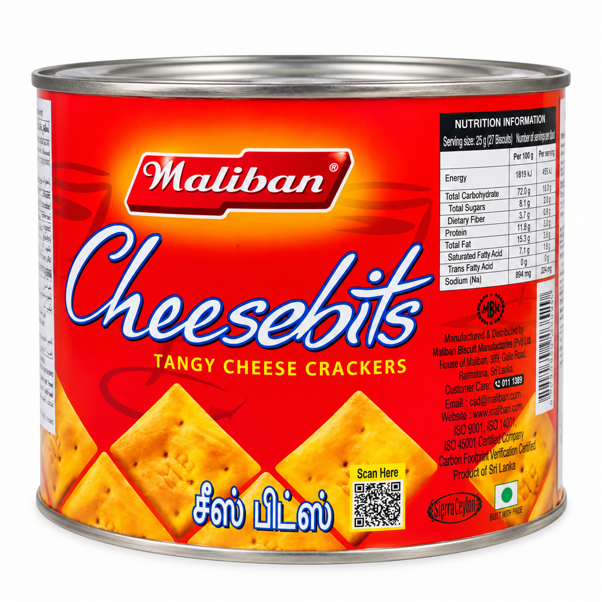 MALIBAN-CHESSEBITS 245GM