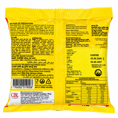 CBL-LANKA KIRI MALU SOY 50GM