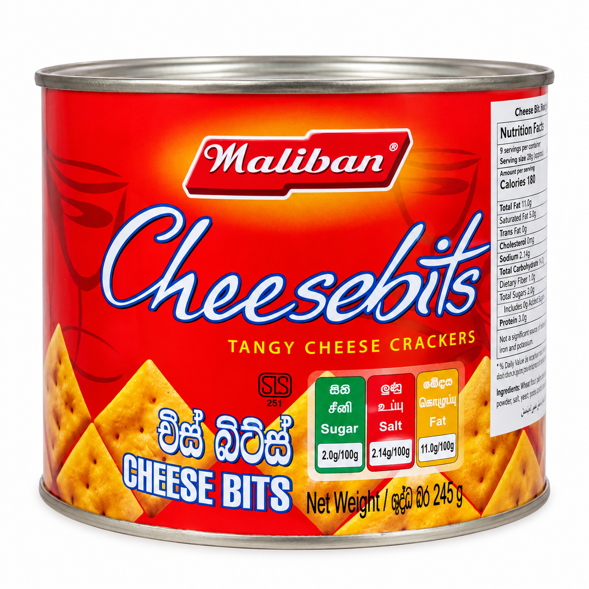 MALIBAN-CHESSEBITS 245GM