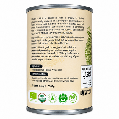 P P-JACKFRUIT IN BRINE 400G