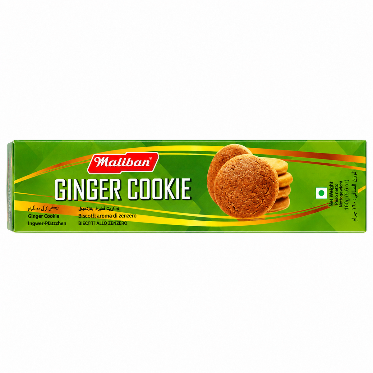 MALIBAN-GINGER COOKIE 160GM