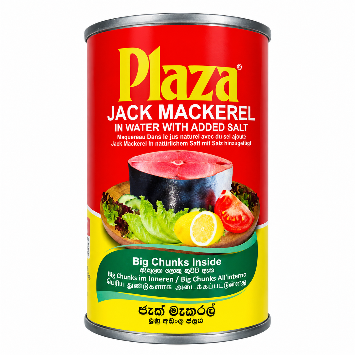 PLAZA-JACK MACKEREL IN WATER 425GM