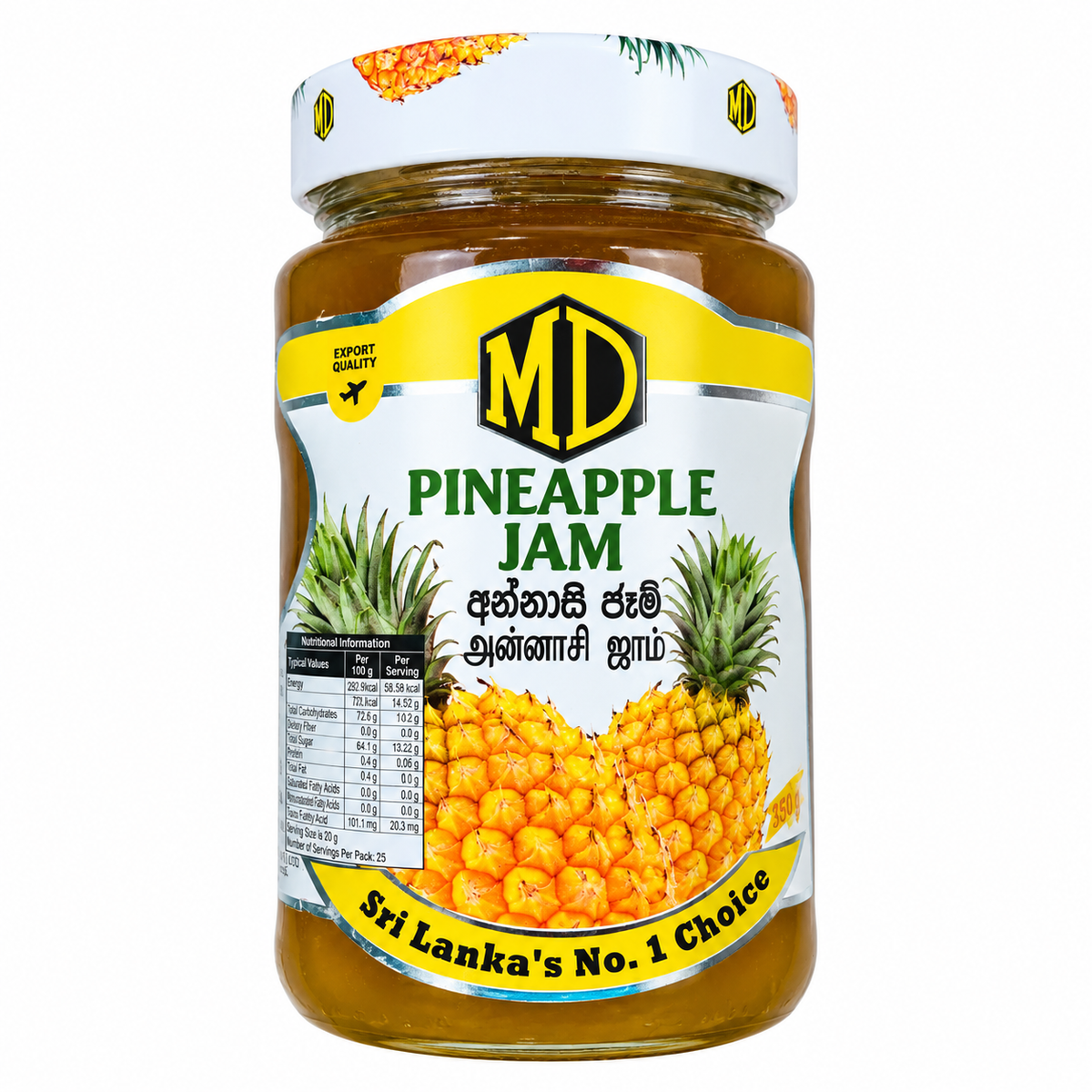 MD-PINEAPPLE JAM 500G