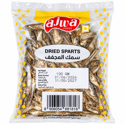 AJWA-SPRAT DRIED 100G